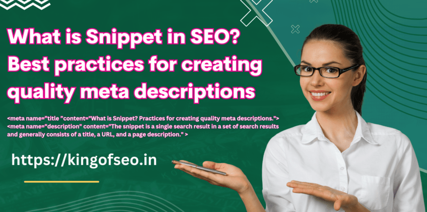 What is snippet in SEO