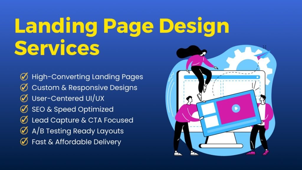 Landing page design services in chennai