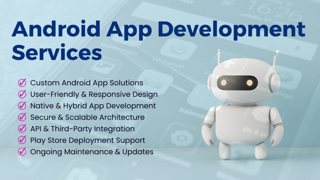 Android app development services in chennai