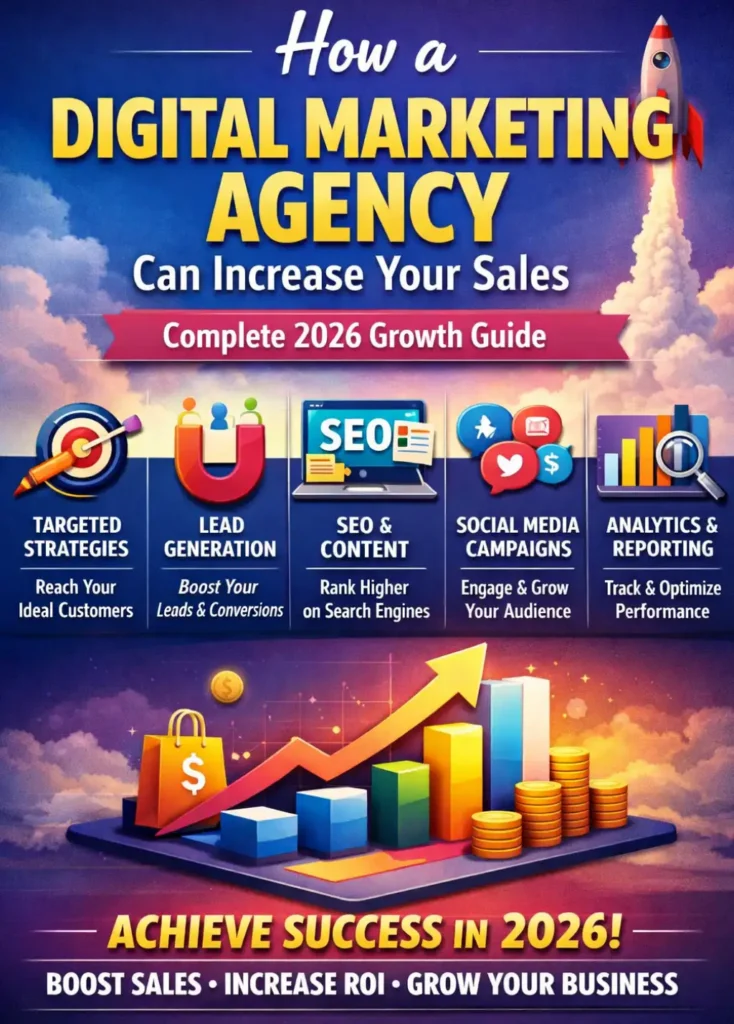 How a Digital Marketing Agency Can Increase Your Sales Complete 2026 Growth Guide