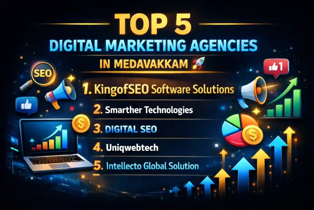 Top 5 digital marketing agencies in Medavakkam