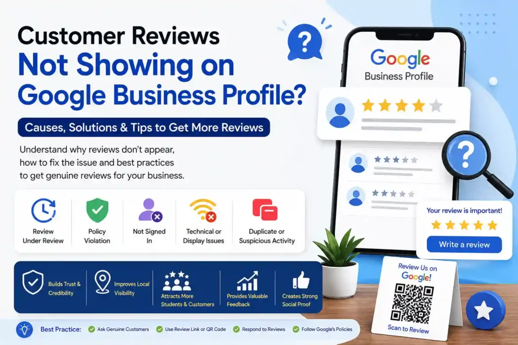 Customer Reviews Not Showing on Google Business Profile