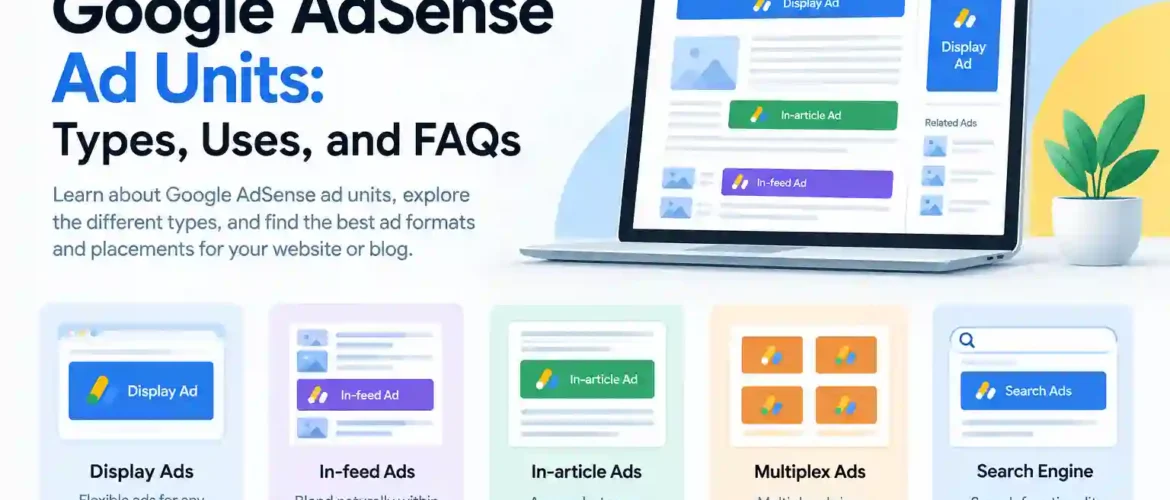 Google AdSense Ad Units Types, Uses, and FAQs